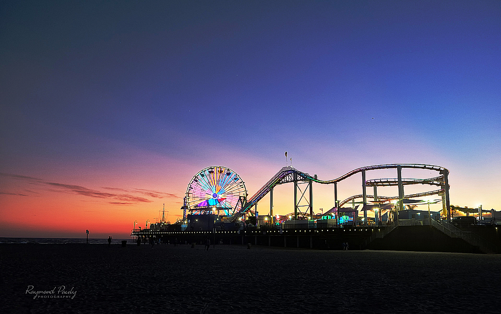 Neon Lights at Santa Monica Pier