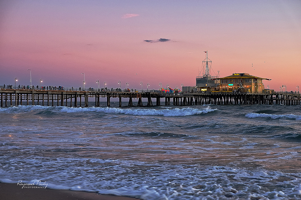 Santa Monica Pier at Dusk