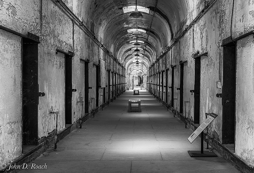 Cell Block at Eastern State Penitentiary