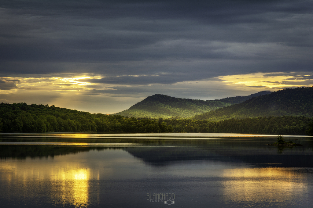 Sunrays over Indian Lake - Adirondacks