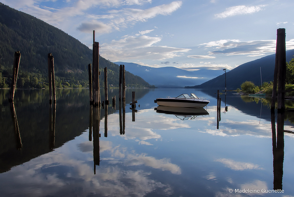 Moored on Kootenay lake