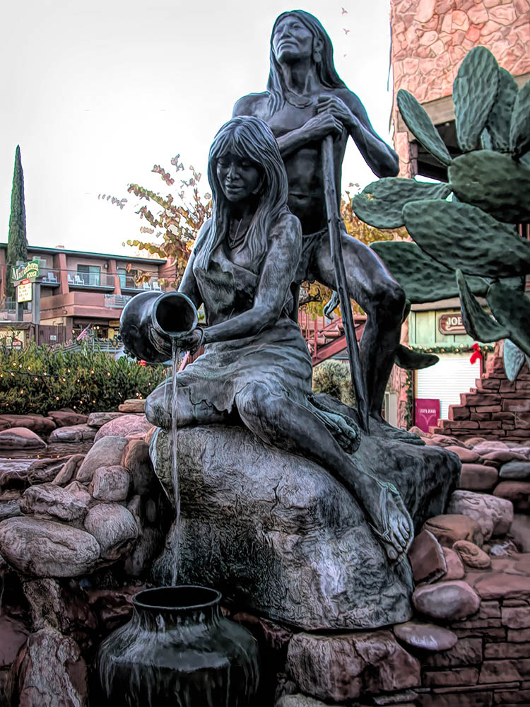 A Statue In Sedona