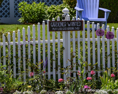 Humorous Garden Sign