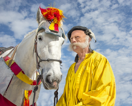 A Man and His Warhorse