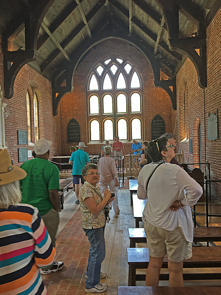 J-6 Inside of the 1821 Church