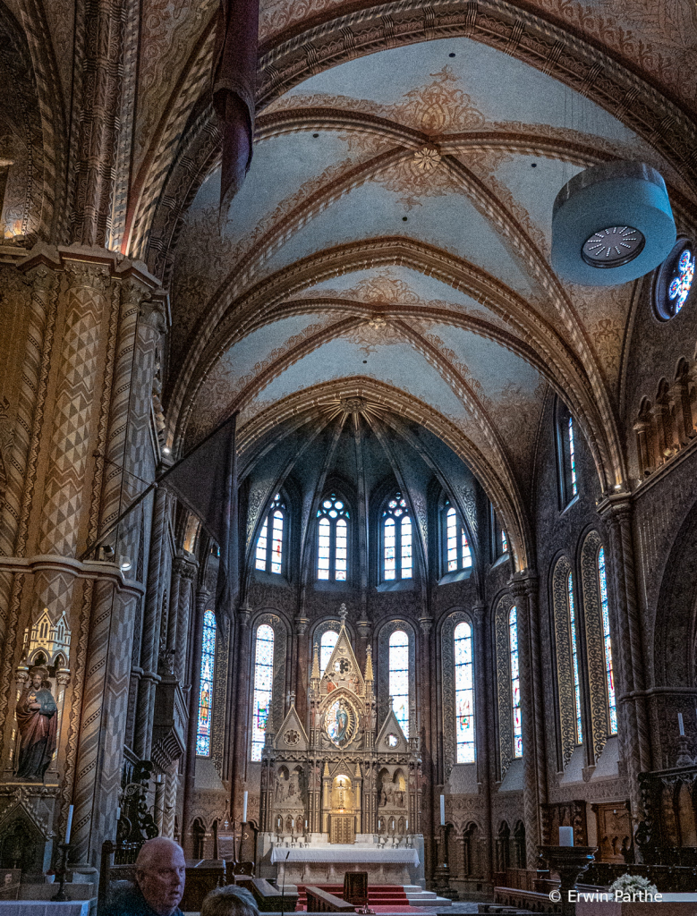 Inside photo of  Matthias church