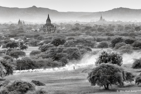 Sunset at the Bagan