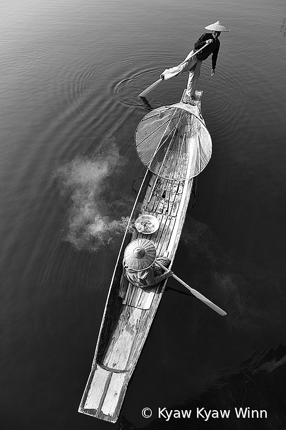 Fisherman from Inle Lake of Myanmar