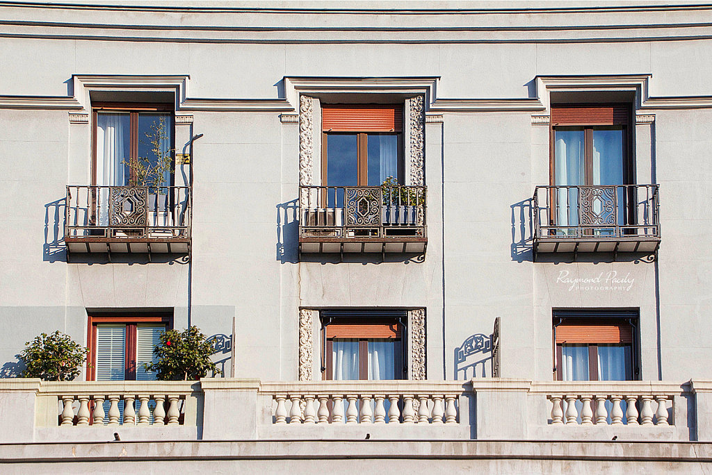 Balconies in Serrano Street