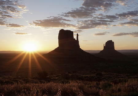 Sunrise at the Mittens