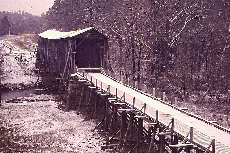 Long Cane Creek Covered Bridge - ID: 15735840 © george w. sharpton