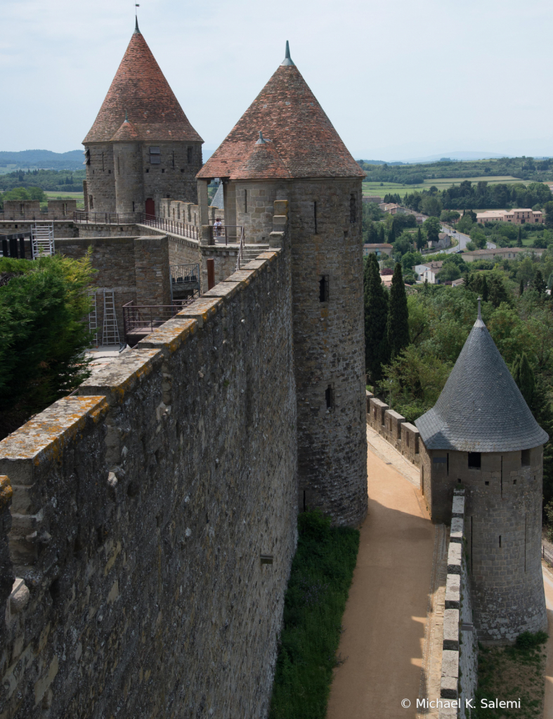 Carcassonne Castle Turrets - ID: 15735735 © Michael K. Salemi