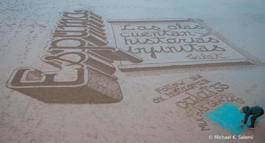 San Sebastian Sand Art - ID: 15735800 © Michael K. Salemi
