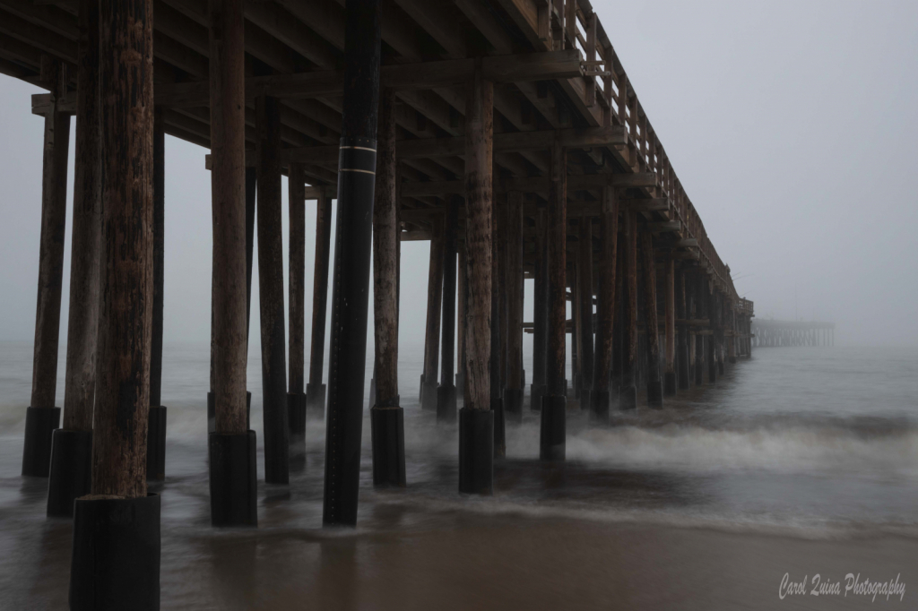 Foggy Evening by the Sea