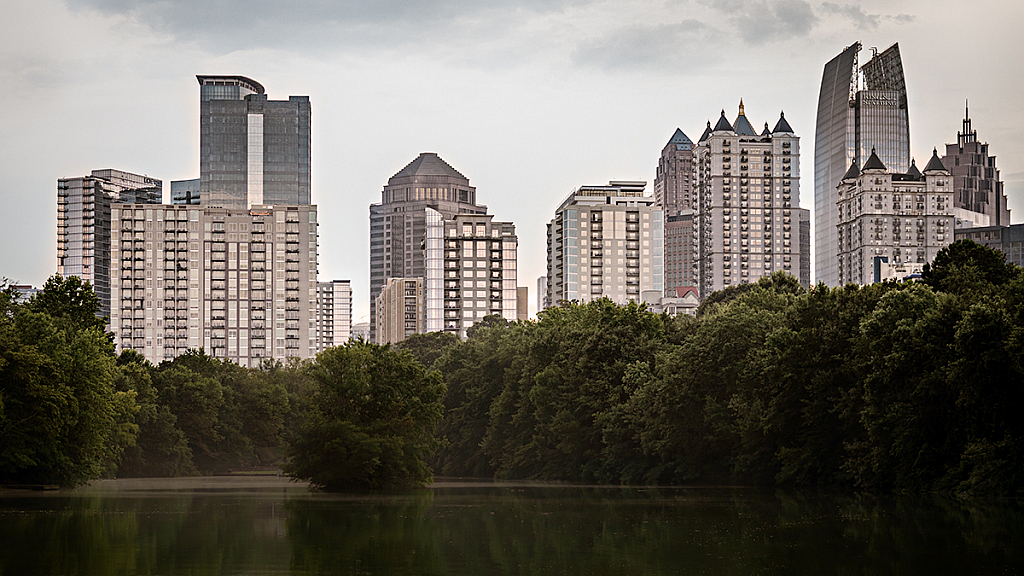 Atlanta Skyline from Piedmont Park