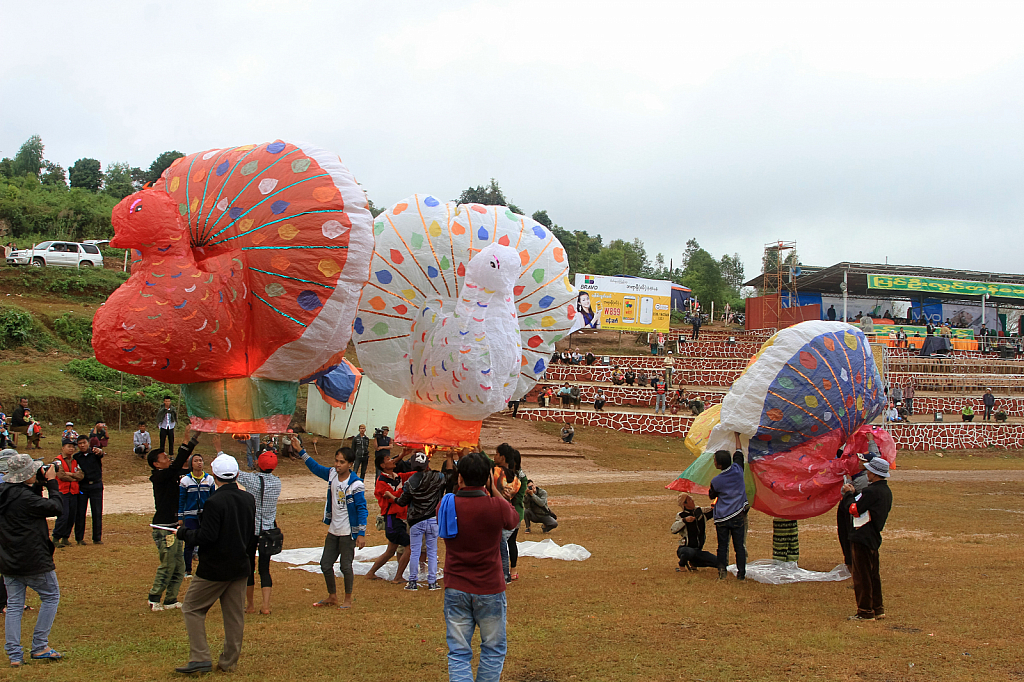 The Baloon festival in Pyin Oo Lwin 1