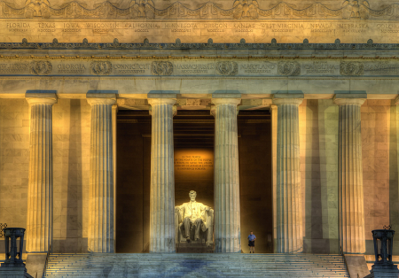 Lincoln Monument at Twilight