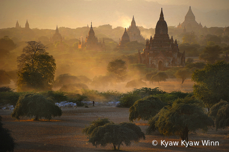 Evening of Bagan