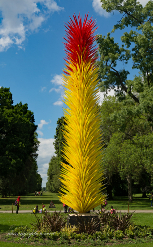 Glass Tree Dale Chihuly exhibit