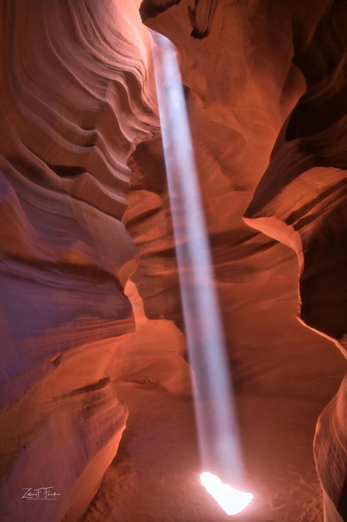 Upper Antelope Canyon - Light Falls - ID: 15737678 © Zelia F. Frick