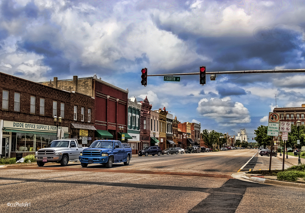 Stop on Fourth Street