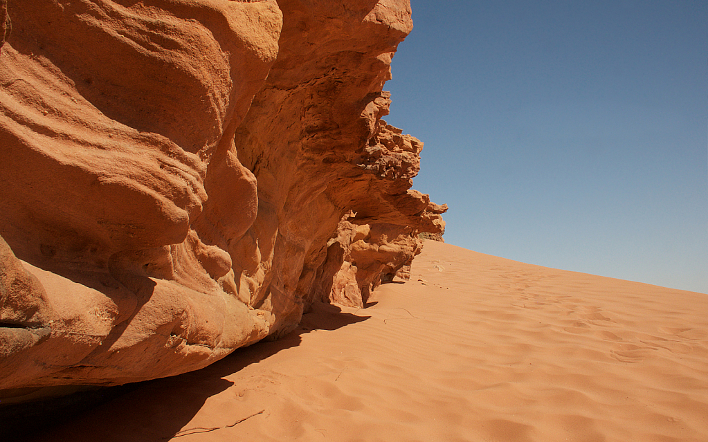 Rock Sand and Sky 