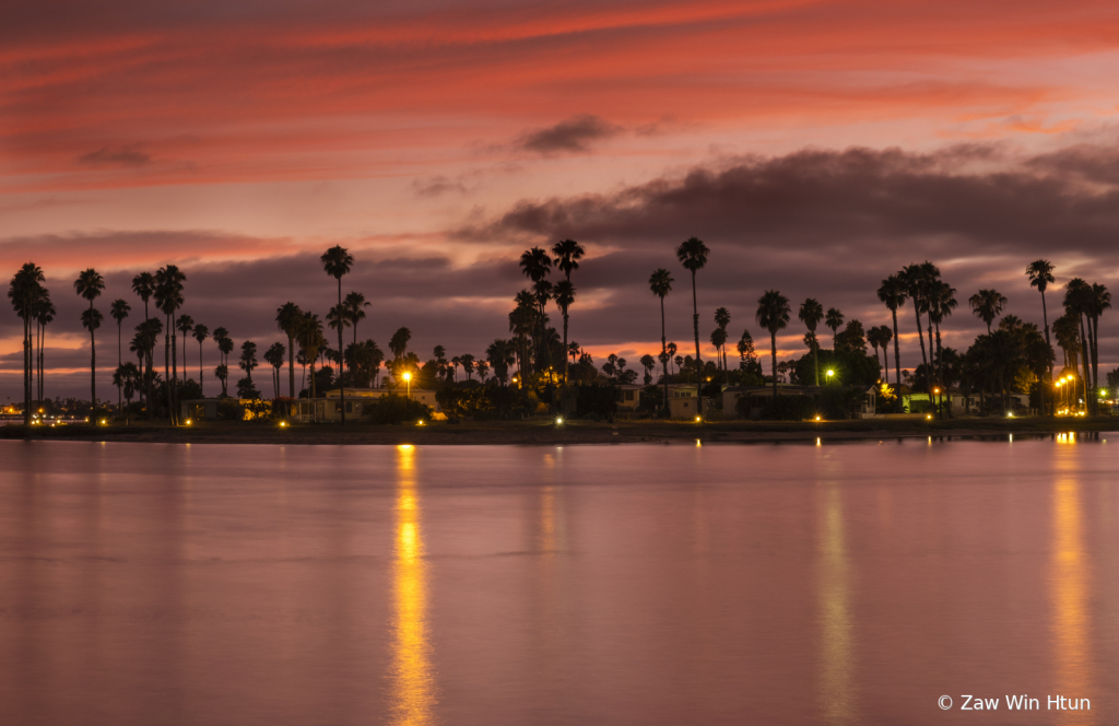 Sunset at MissionBay