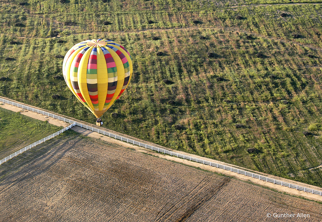 Up up and away in my beautiful balloon.