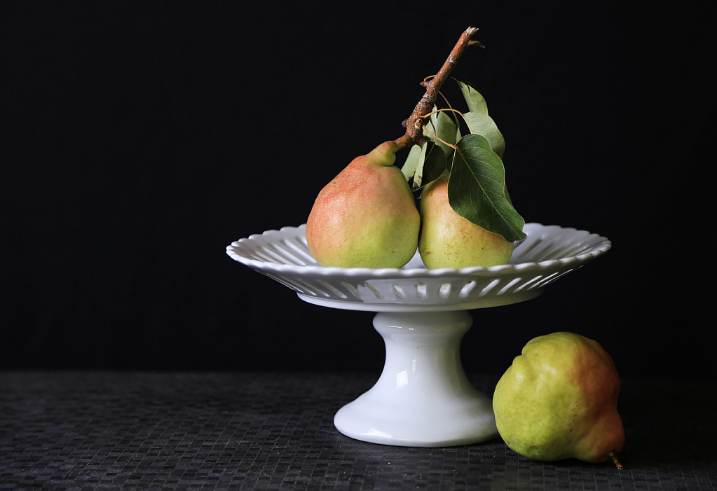 Pears on a Plate