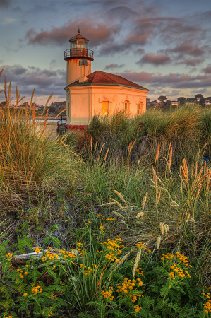 Coqulle Lighthouse Sumset