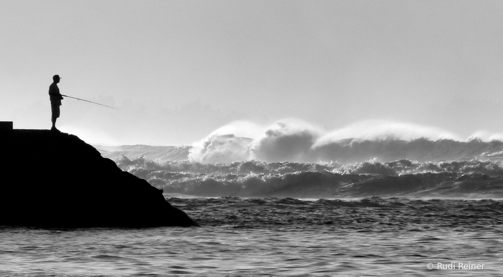 Fishing, Oahu north shore