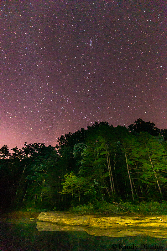 Light Paint under the stars