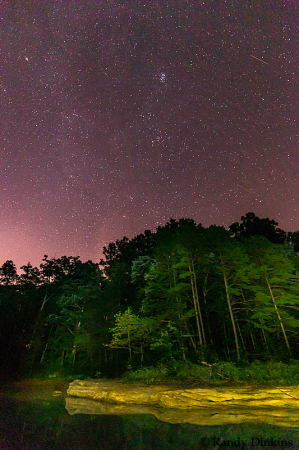 Light Paint under the stars