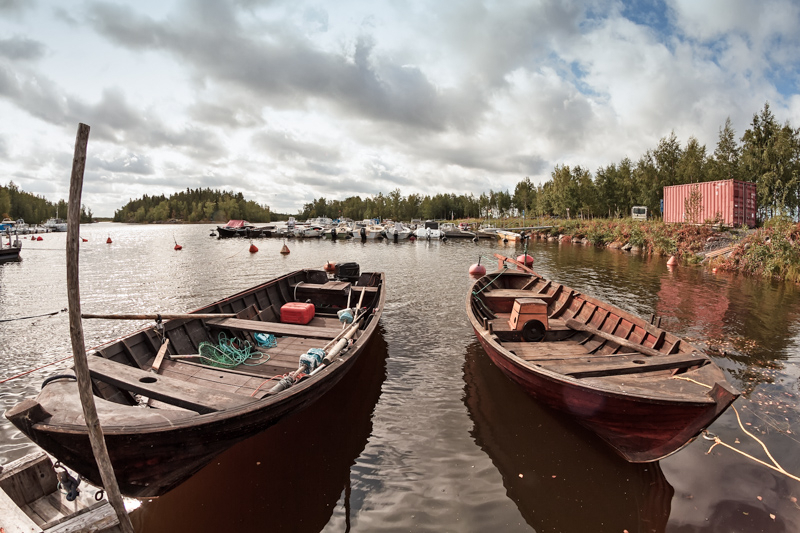 Two Old Fishing Boats