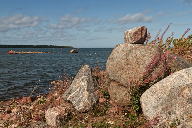 Pile Of Rocks By The Sea