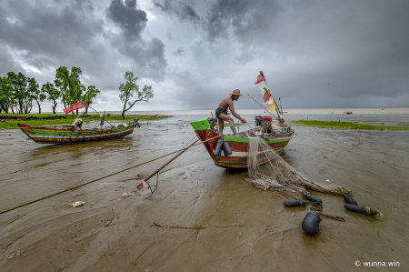 collecting fishernet