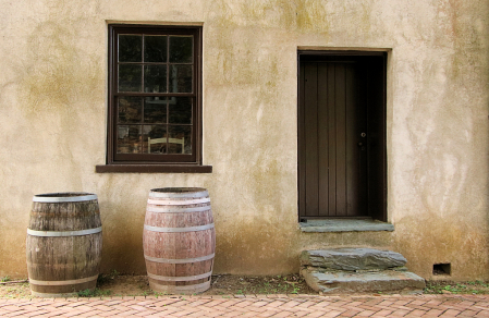 Door by the Barrels