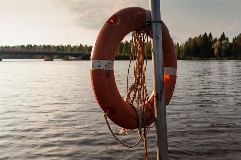 Lifebelt And Ropes