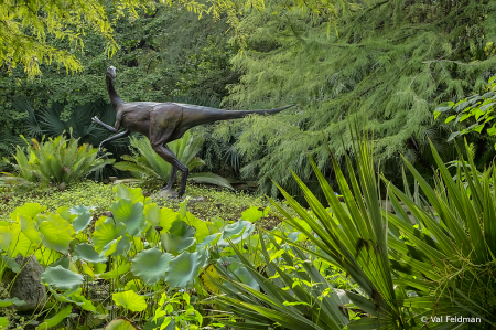 Dino in the Garden