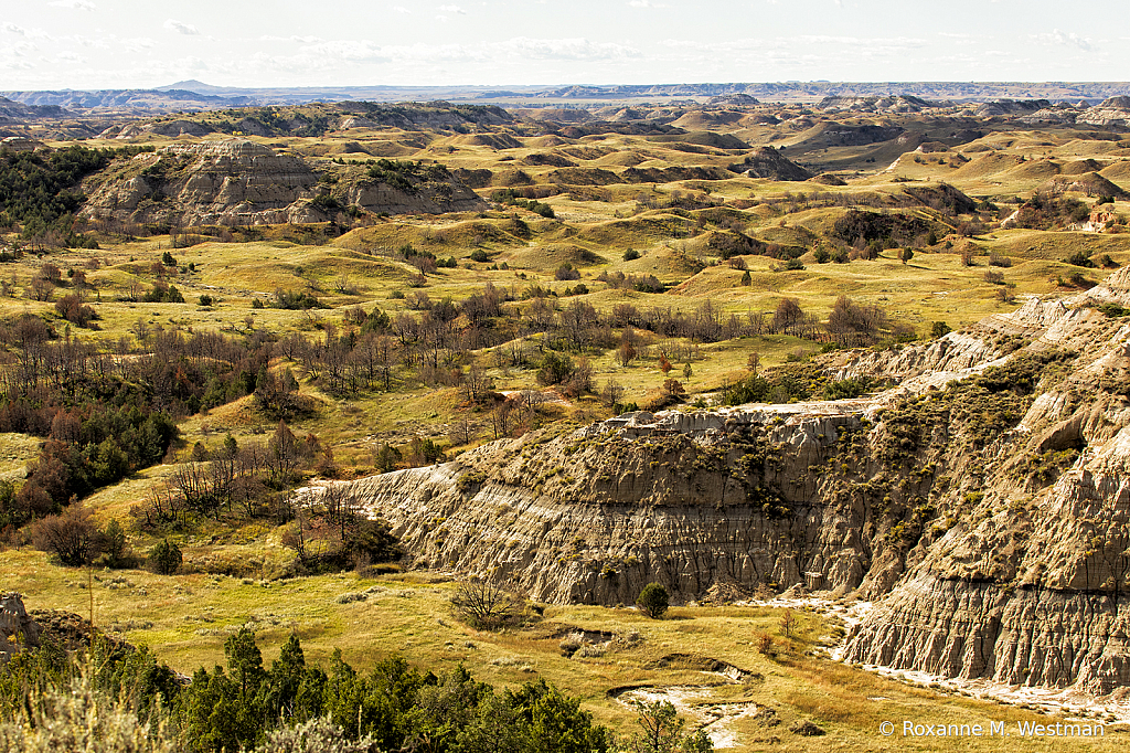 Long range view of the North Dakota badlands - ID: 15748532 © Roxanne M. Westman