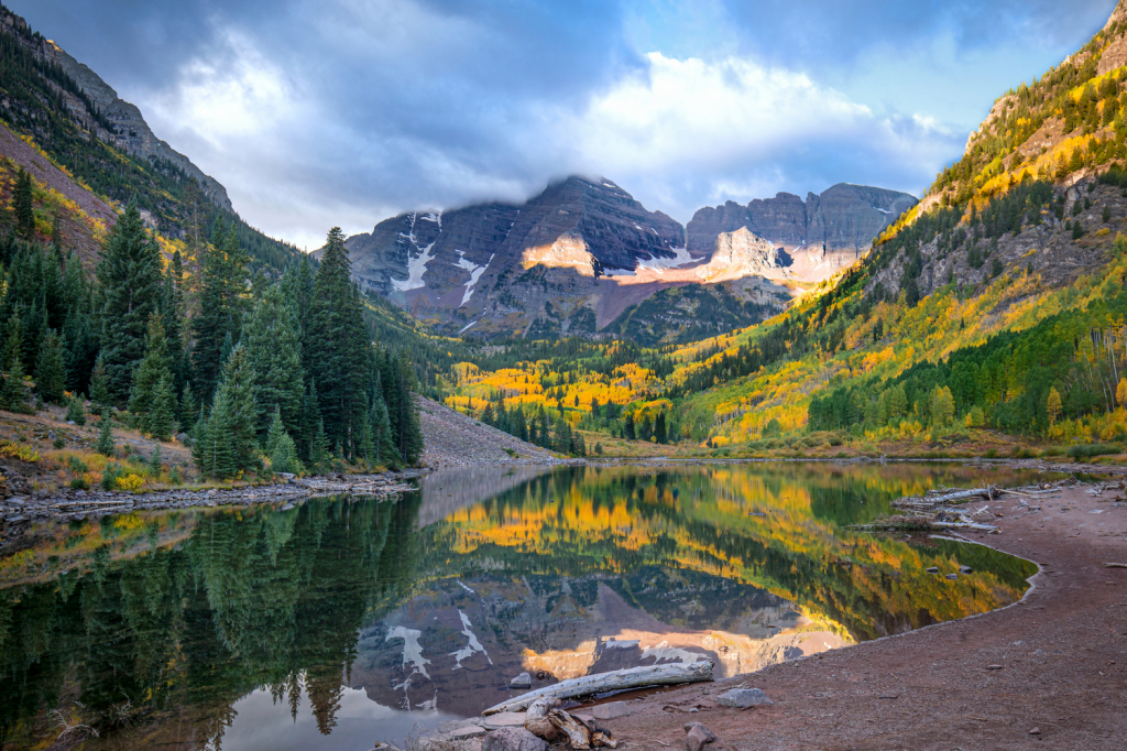 Maroon Bells Reflected 