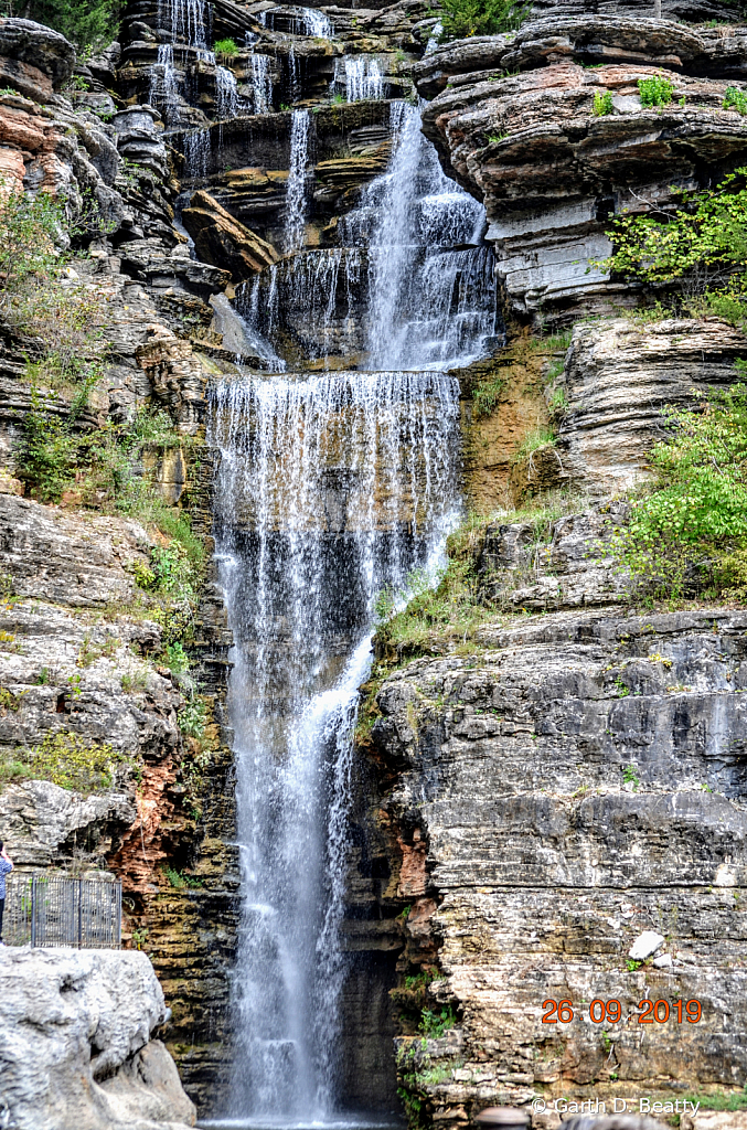 Waterfall at Dogwood Canyon, Mo.