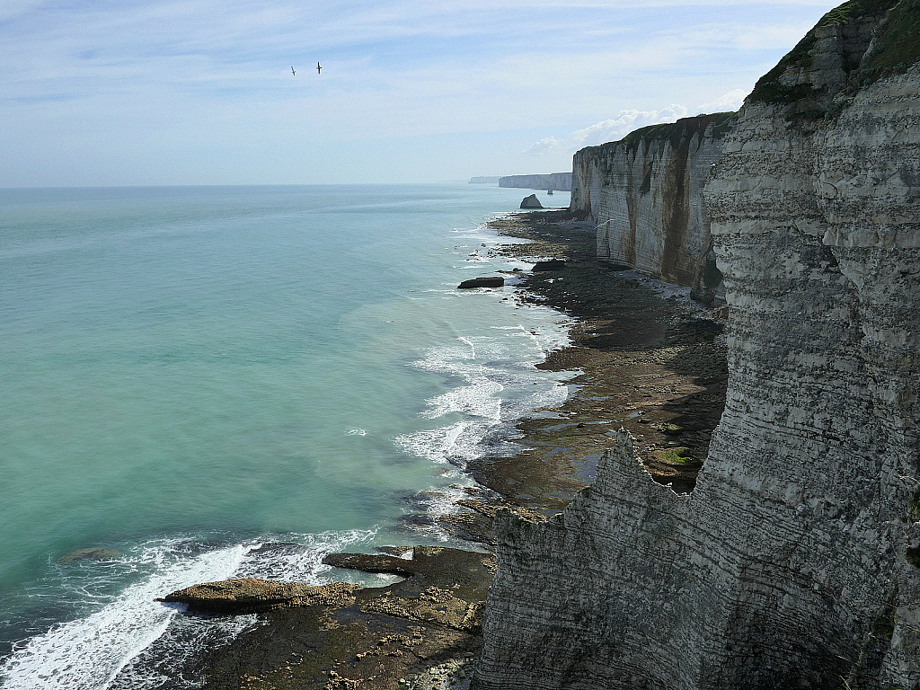 The white cliffs of Etretat