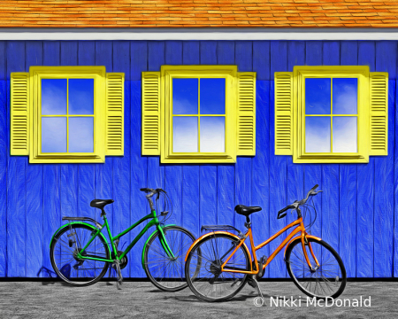 Three Windows, Two Bikes