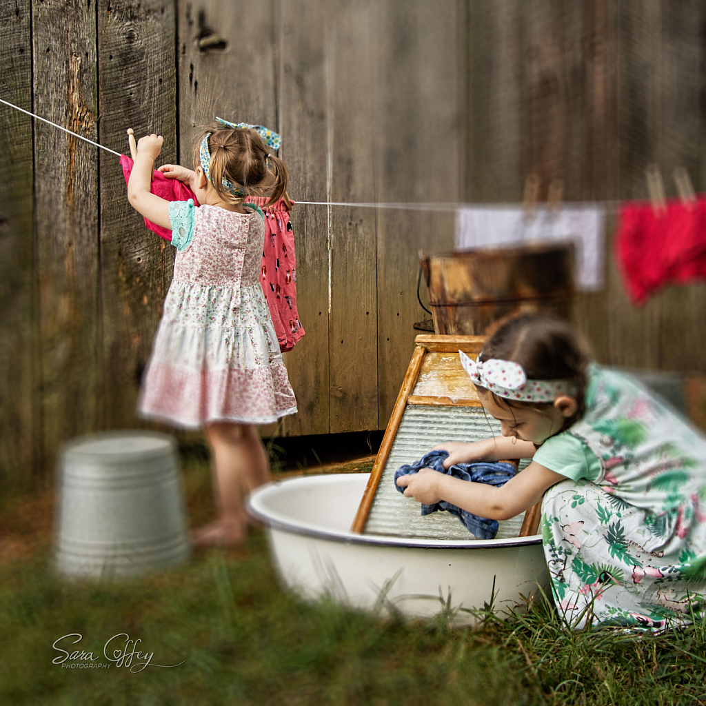 (Tilt-shift) Washday