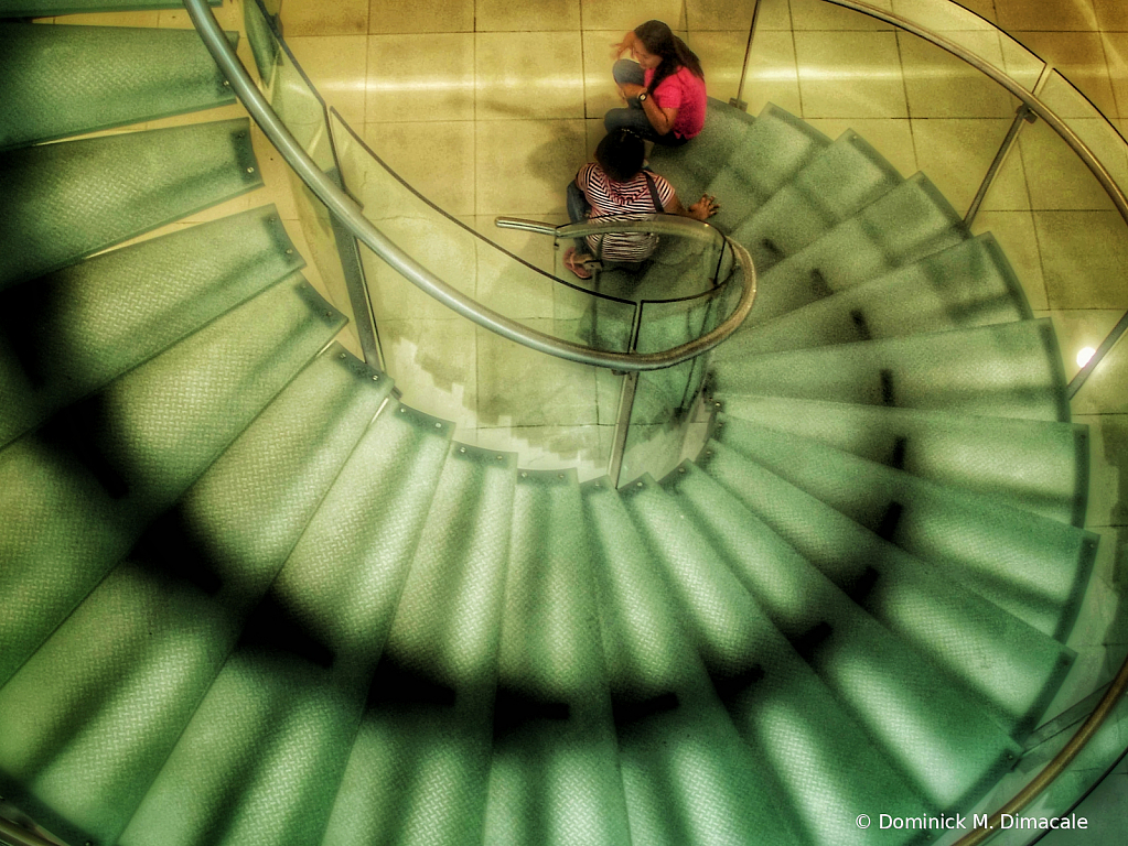 ~ ~ DOWN THE GLASS STAIRCASE ~ ~ 