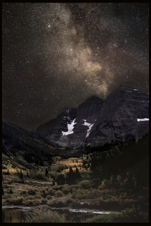 Maroon Bells and The Milky Way