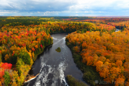 Tahquamenon Falls In The Fall