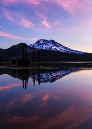 Sunrise at Sparks Lake, 