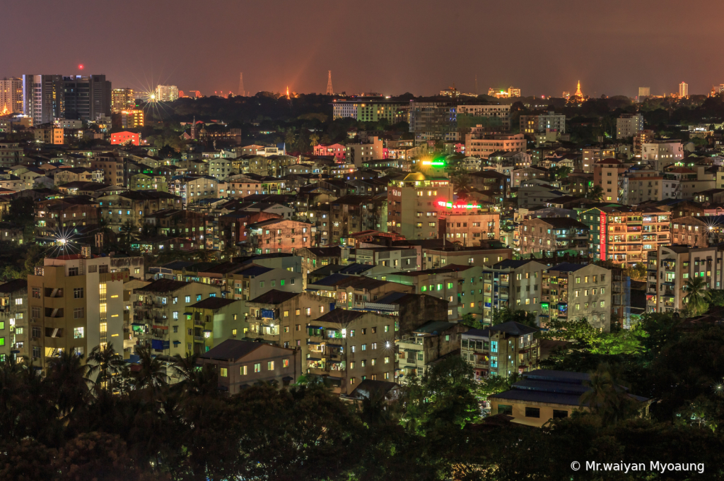 City Lights of Yangon 
